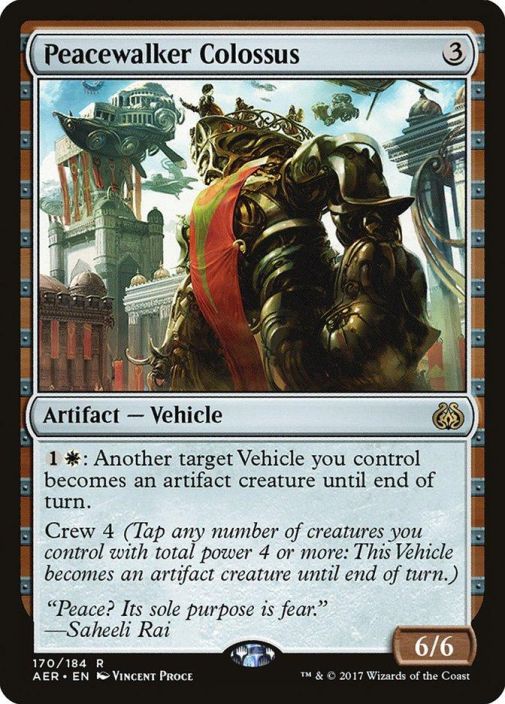 Peacewalker Colossus Foil Kunto: Near Mint