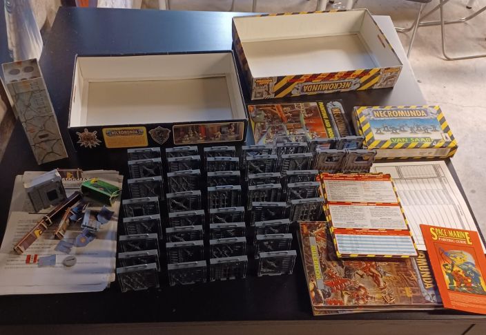 Games Workshop Necromunda Harvinainen peli vuodelta 1995