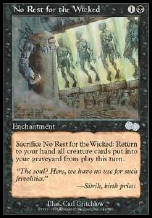 No Rest for the wicked Kunto: Near Mint