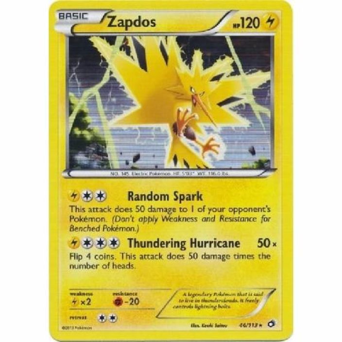 Zapdos 46/113 Holo Kunto: Light Played