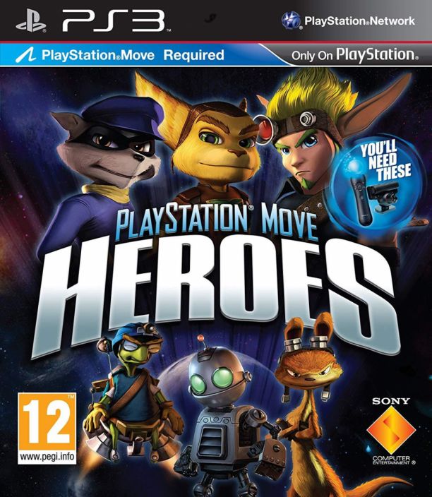 PlayStation Move Heroes - Move Required PS3 Kaytetty