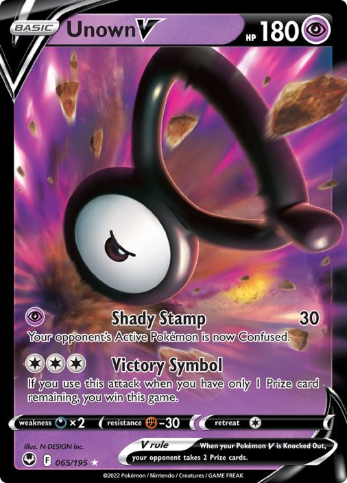 Unown V 065/195 Kunto: Near Mint