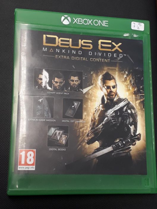 Deus Ex Mankind Divided Kaytetty XBOX ONE