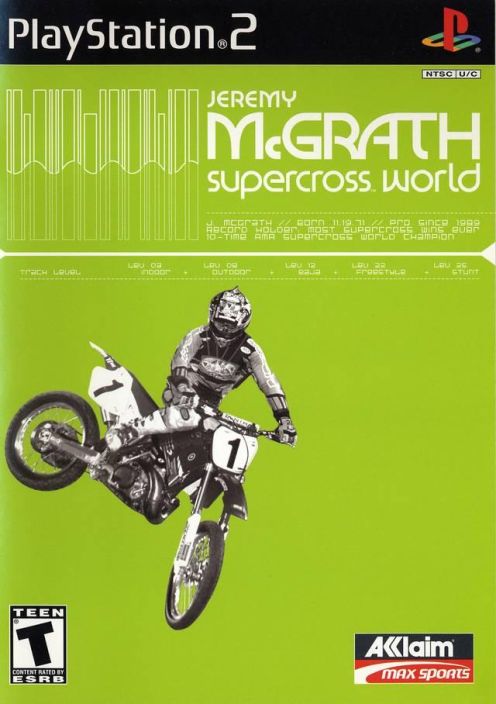 Jeremy Mcgrath Supercross world kaytetty PS2