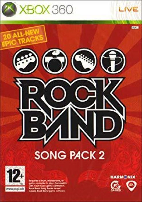 Rock Band Song Pack 2 kaytetty XBOX 360