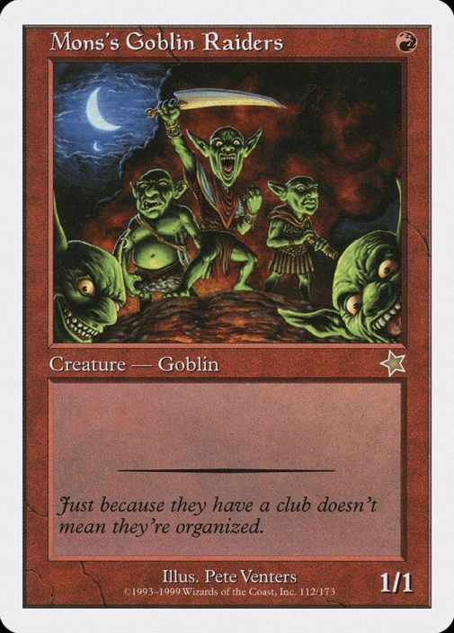 Mons's Goblin Raiders kunto:near mint