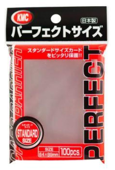 KMC Standard sleeves - Perfect size (100 sleeves)