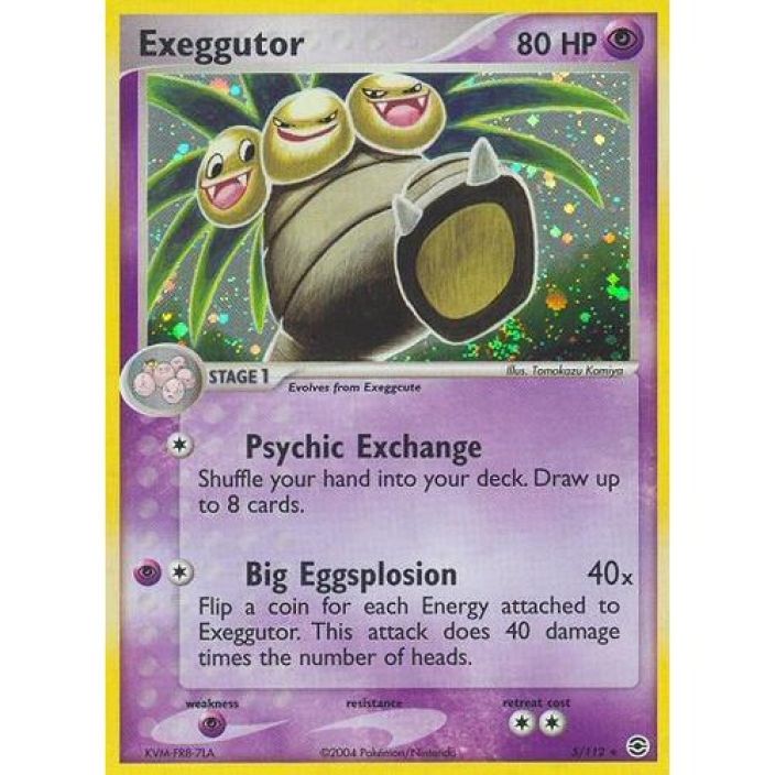 exeggutor 5/112 holo Kunto: DMG