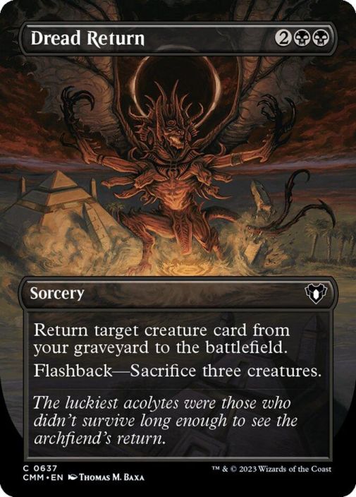 Dread Return C0637 NM Kunto NM