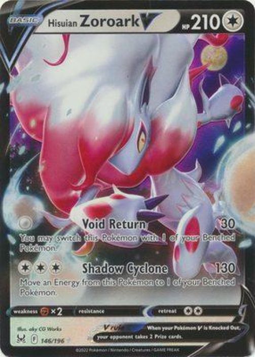 Hisuian Zoroark V 146/196 Kunto: NM/M