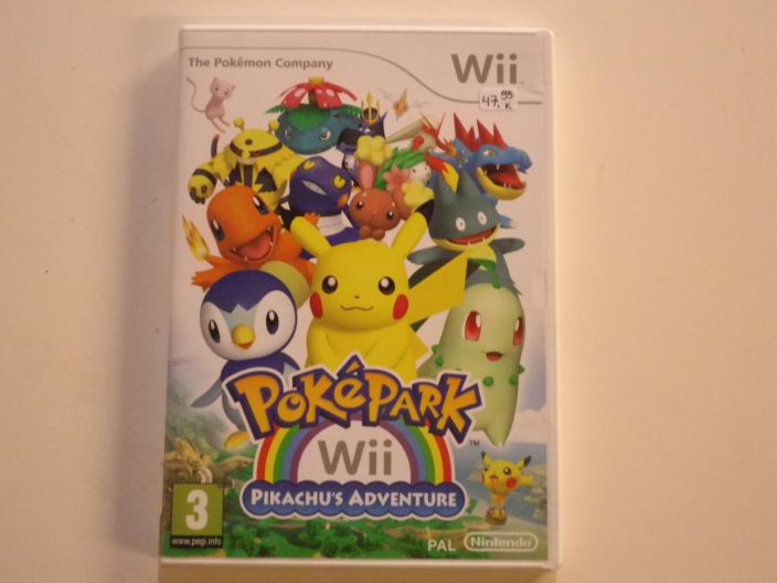 Pokepark Pikachus Adventure kaytetty Wii Manuaali loytyy