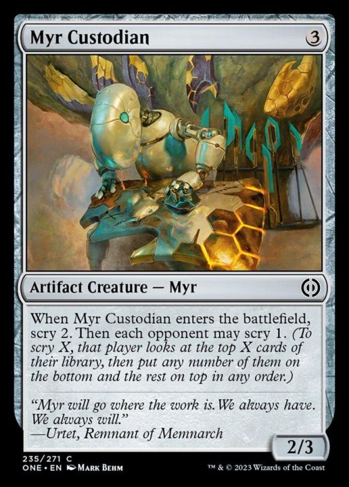 Custodian Myr Foil Kunto: Near Mint