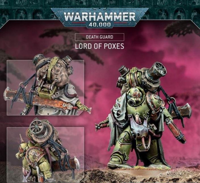 Warhammer 40K Death Guard Lord of Poxes Julkaisupaiva: 23.8.2025