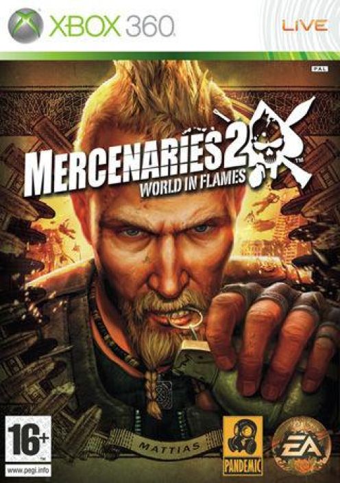 Mercenaries 2 World in flames kaytetty XBOX 360