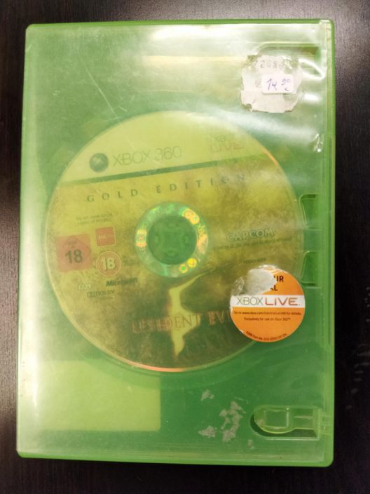 Resident Evil 5 gold edition Loose kaytetty XBOX 360 ilman alkuperaisia pahveja