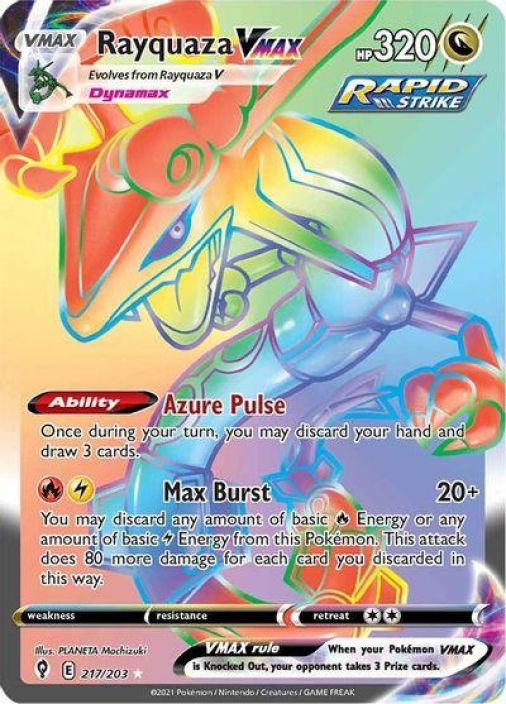 Rayquaza VMAX 217/203 Kunto: Near Mint