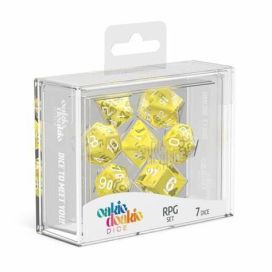 Roolipelinoppa sarja 7-Dice RPG Set Translucent Yellow