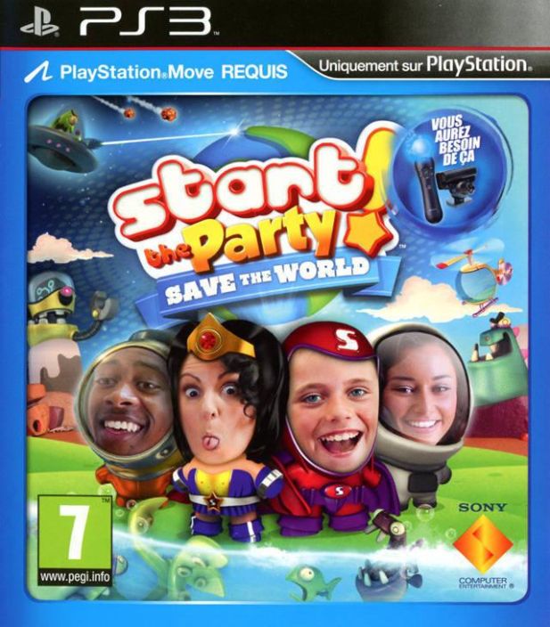 Playstation Move: Start the Party. Save the world PS3 kaytetyt
