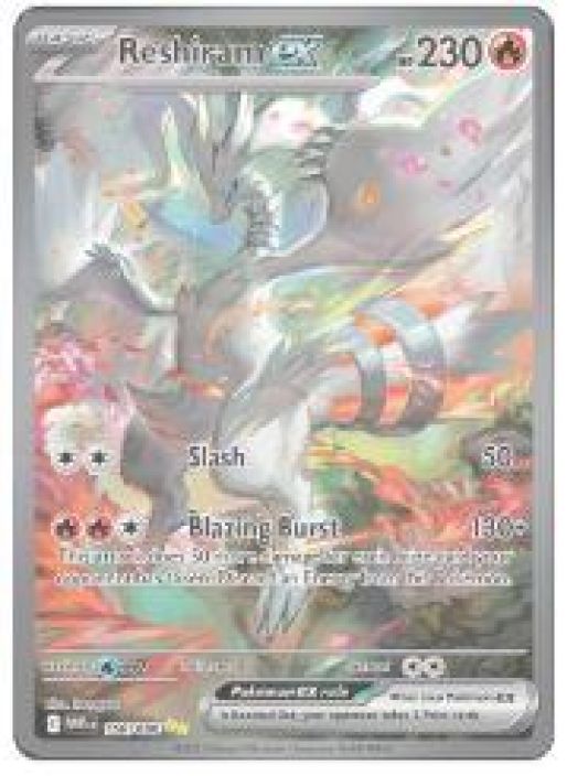 Reshiram ex 166/086 kunto: near mint