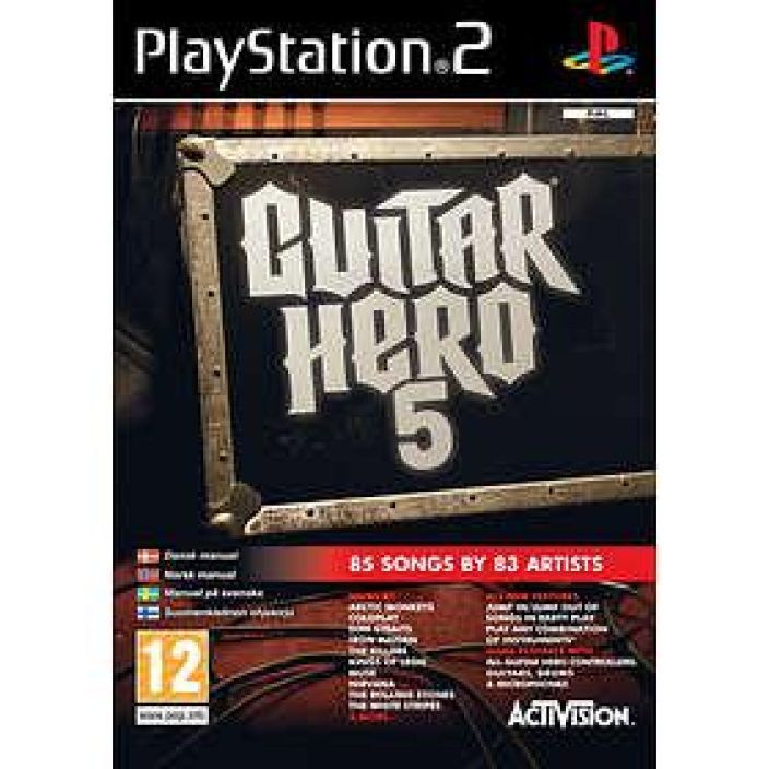 Guitar Hero 5 kaytetty PS2