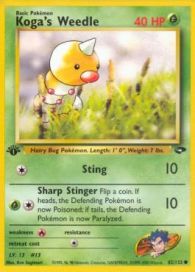 Koga's Weedle 82/132