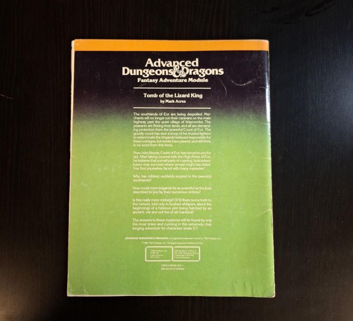 Advanced Dungeons &amp; Dragons Tomb of the Lizard King tuotekuva 1