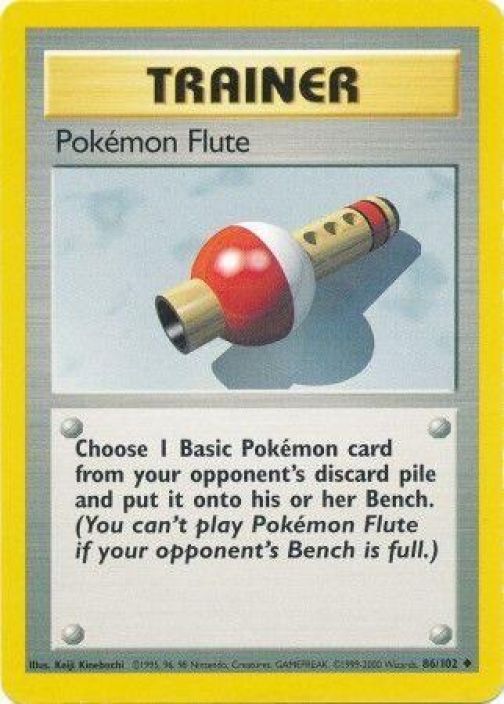Pokemon Flute 86/102 Kunto: Played
