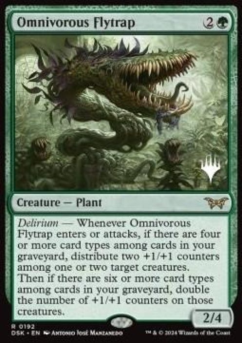 Omnivorous Flytrap Foil Promo Kunto: Near Mint