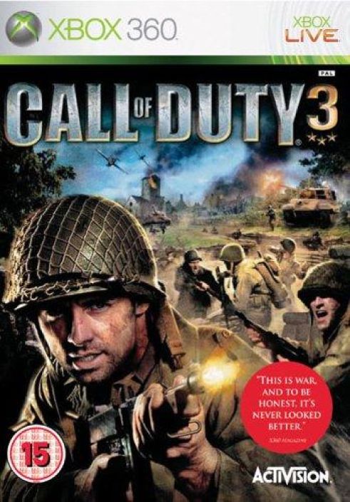 Call of Duty 3 Kaytetty Xbox 360 kaytetty
