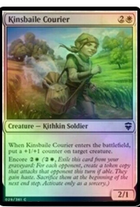 Kinsbaile Courier Foil Kunto: near mint