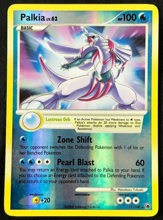 Palkia LV.62 Reverse Holo Kunto: 11/100