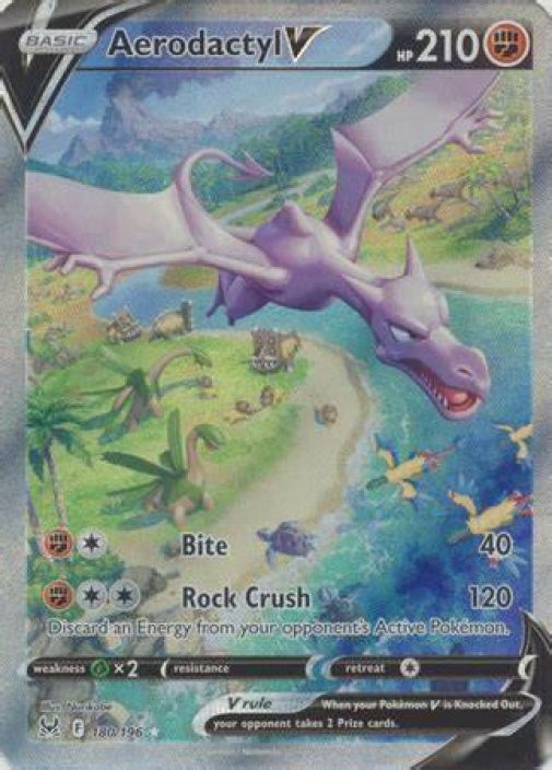 Aerodactyl V 180/196 Kunto: Near Mint