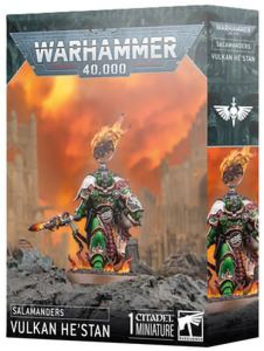 Warhammer 40K Salamanders Vulkan He´Stan Julkaisupaiva: 23.8.2025