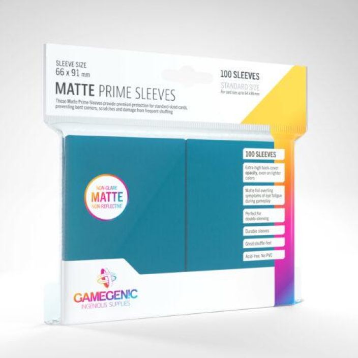 Matte prime sleeves 100 kpl Gamegenic