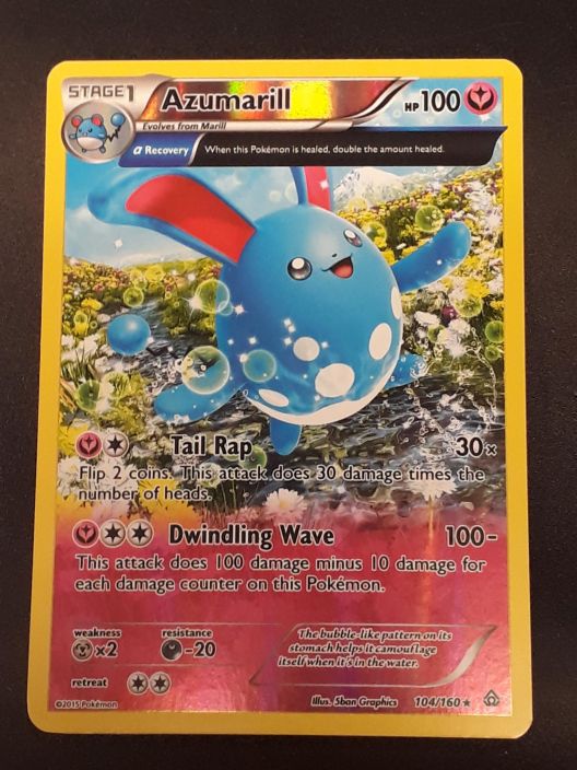 Azumarill 104/160 Kunto: Excellent
