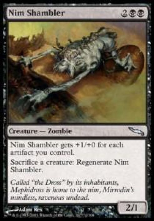 Nim shambler 72/306 Kunto: Light Played