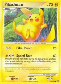 Pikachu LV.20 70/100 LP