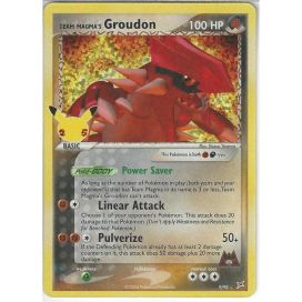 Team Magma's Groudon 9/95 Holo NM Celebrations