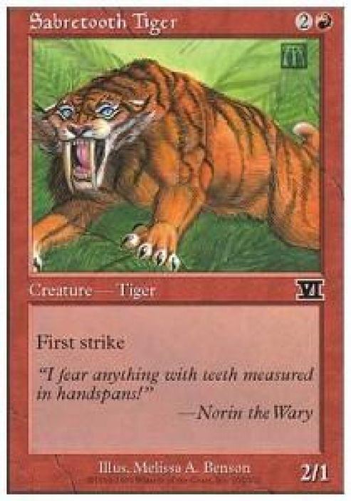 Sabretooth Tiger Kunto Excellent