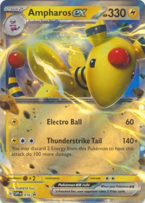 Ampharos EX 016 Promo Kunto: NM