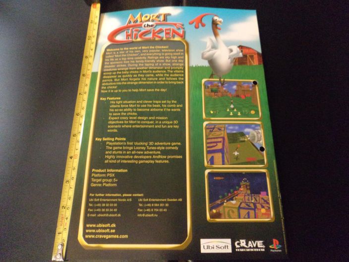 MORT THE CHICKEN Ubisoft