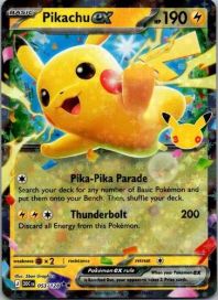 Pikachu ex 053/128 30th Celebration NM