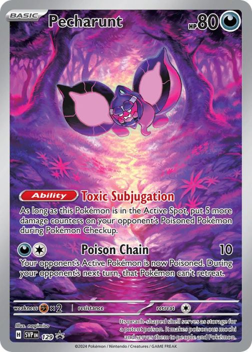 Pecharunt 129 Promo Kunto: NM