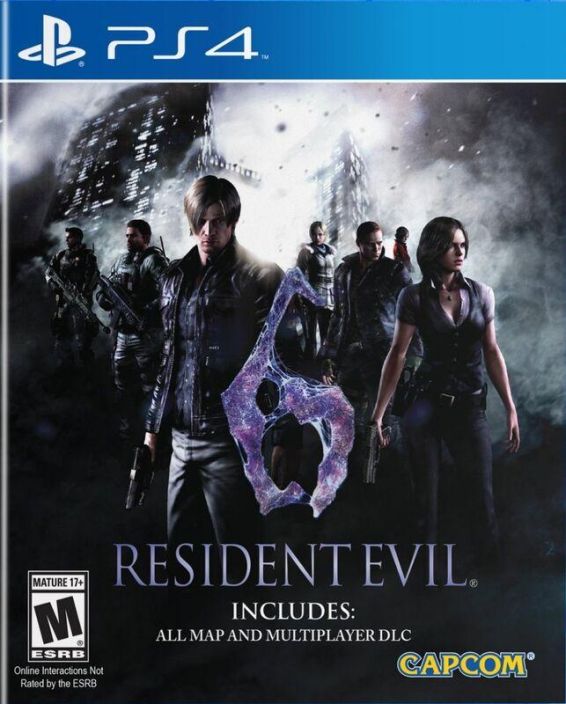 Rsident Evil 6 Kaytetty PS4 Includes all map and multiplayer dlc