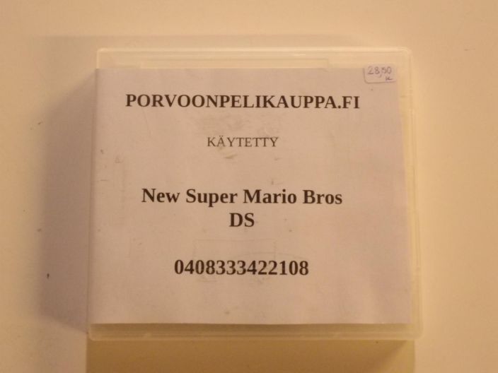 New Super Mario Bros loose kaytetty DS Pelkka peli