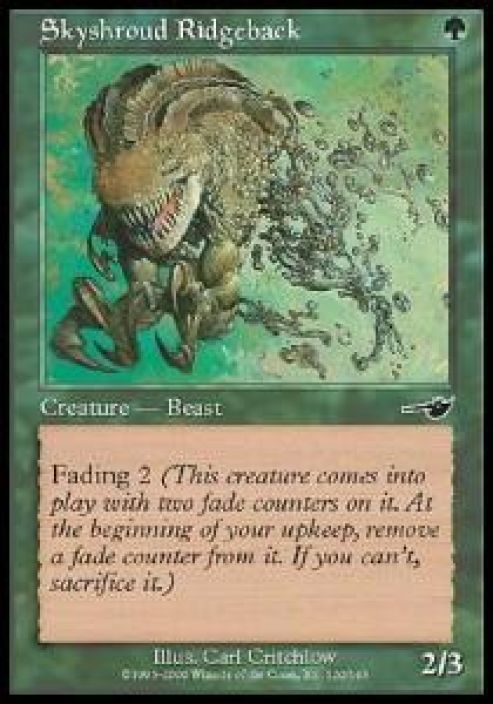 Skyshroud Ridgeback Kunto: Excellent