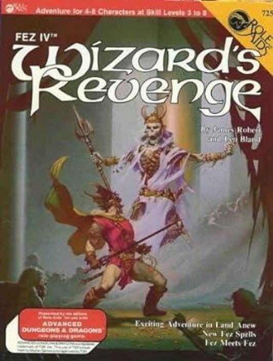 Advanced Dungeons &amp; Dragons Official Game Adventure - Wizard's Revenge Tuote on uusi, mutta muovissa on muutamia