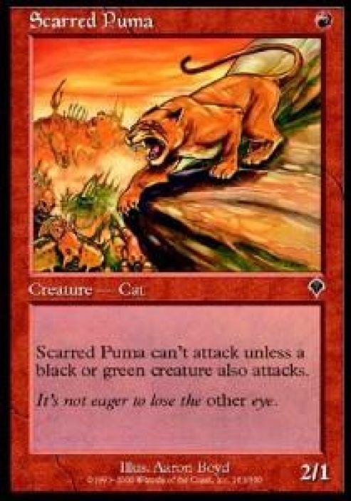 Scarred Puma kunto: Excellent