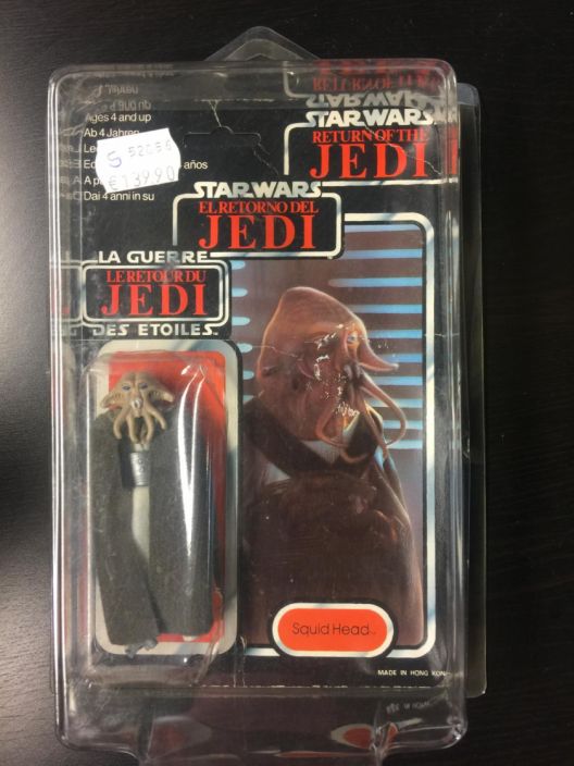 Star Wars Return of The Jedi Squid Head French Version (1983) Boxed