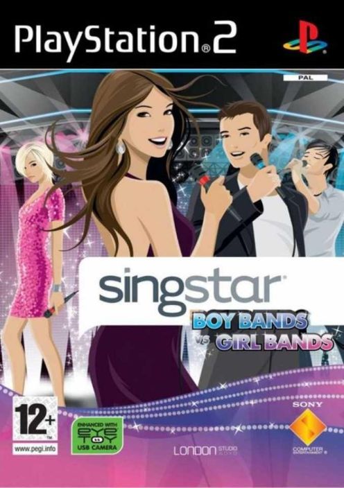 Singstar boybands vs girlbands kaytetty PS2